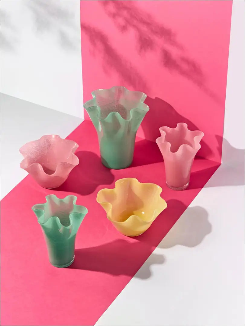 Vaza DI5198 - €19 Save 70% __label:Pristatymas 1-2 d.d., color-turkis, color-zalia, interjeras, material-stiklas Iki