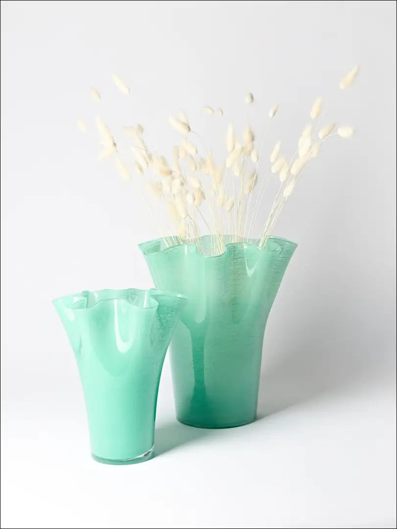 Vaza DI5198 - €19 Save 70% __label:Pristatymas 1-2 d.d., color-turkis, color-zalia, interjeras, material-stiklas Iki