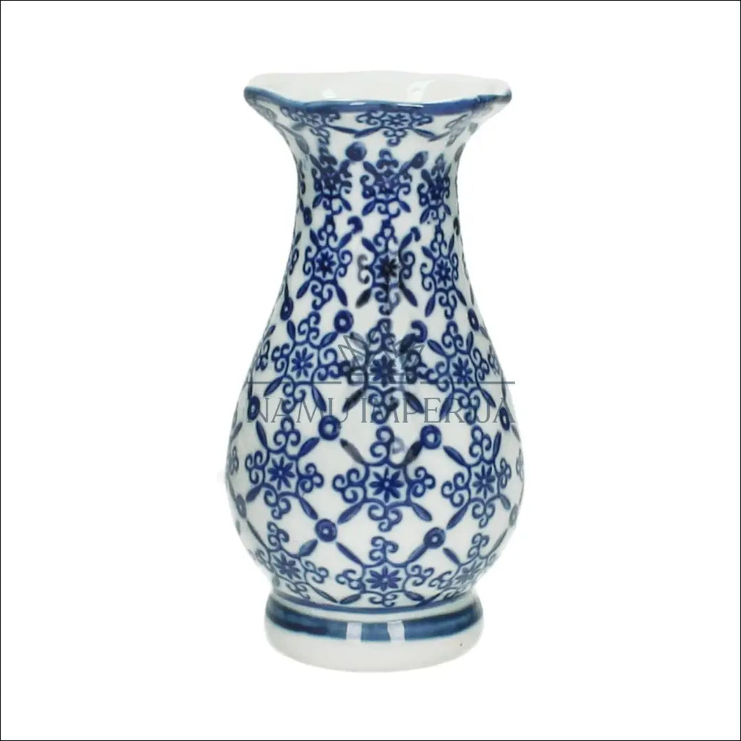 Vaza DI5935 - €9 Save 50% color-balta, color-melyna, interjeras, material-porcelianas, under-25 Balta Fast shipping