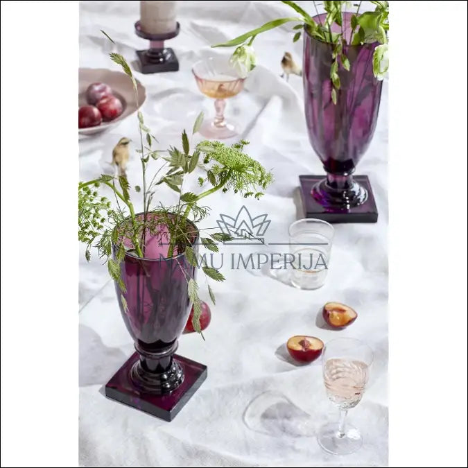 Vaza DI5946 - €33 Save 50% 25-50, color-violetine, interjeras, material-stiklas, vazos Interjeras | Namų imperija