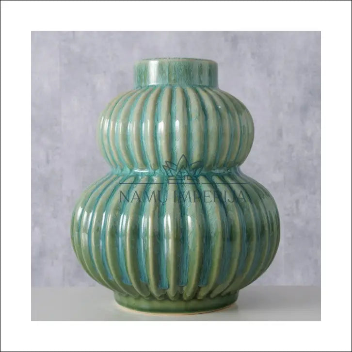 Vaza DI6154 - €14 Save 55% color-melyna, color-turkis, color-zalia, interjeras, material-porcelianas Iki €25