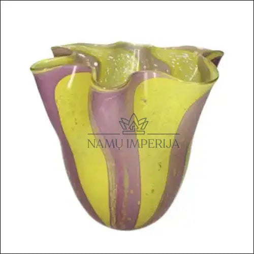 Vaza DI6162 - €25 Save 50% 25-50, color-geltona, color-violetine, interjeras, material-stiklas Geltona Fast shipping