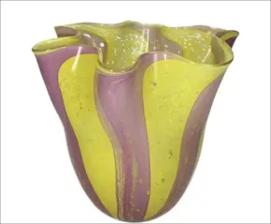 Vaza DI6162 - €15 Save 70% __label:Pristatymas 1-2 d.d., color-geltona, color-violetine, interjeras, material-stiklas