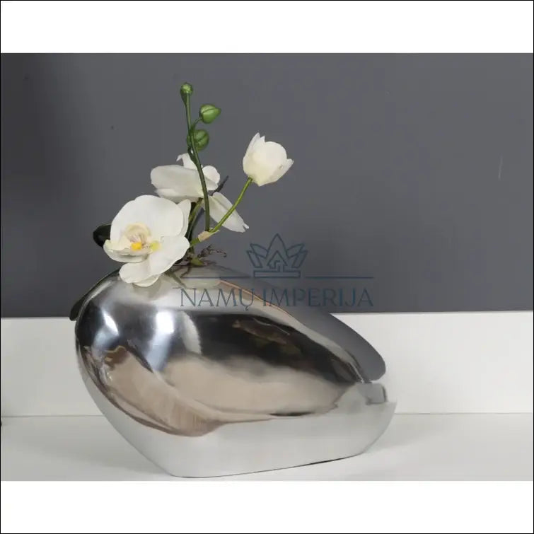 Vaza DI6218 - €30 Save 50% 25-50, color-sidabrine, interjeras, material-metalas, vazos Interjeras | Namų imperija