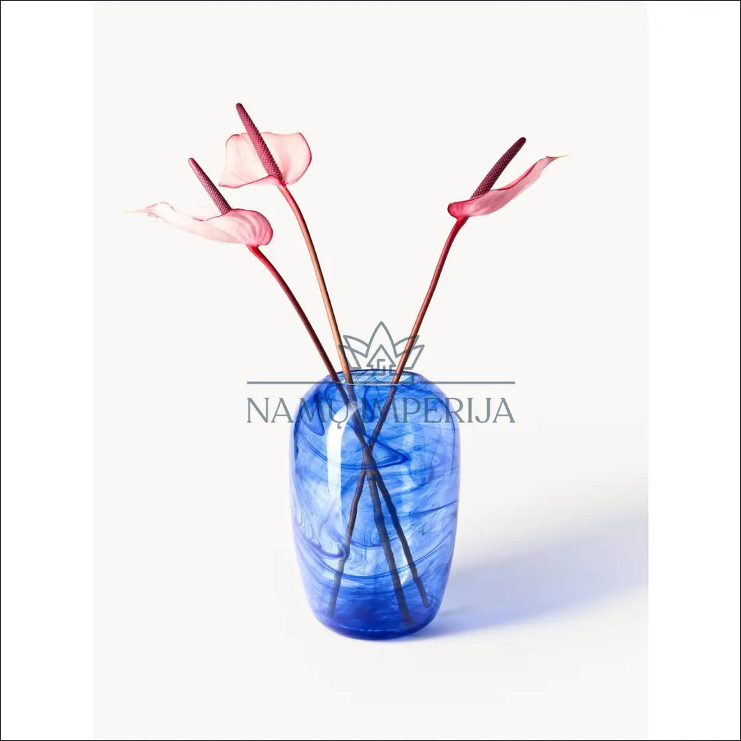 Vaza DI6312 - €20 Save 50% color-melyna, interjeras, material-stiklas, under-25, vazos Iki €25 | Namų imperija