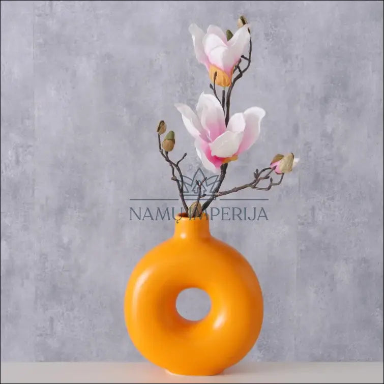 Vaza DI6337 - €11 Save 50% color-oranzine, interjeras, material-akmuo, under-25, vazos Iki €25 | Namų imperija