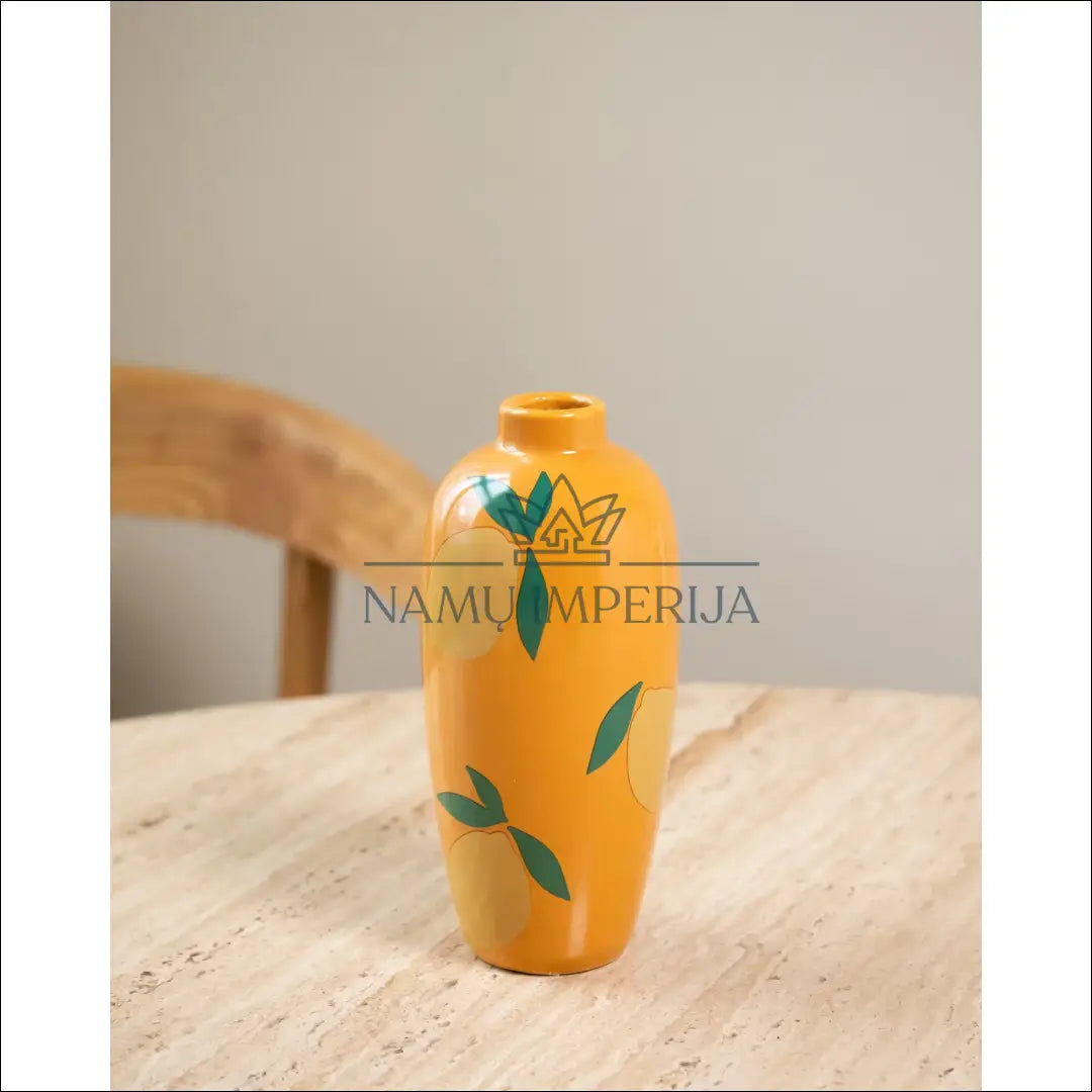 Vaza DI6433 - €10 Save 50% color-geltona, color-oranzine, color-zalia, interjeras, material-keramika Iki €25