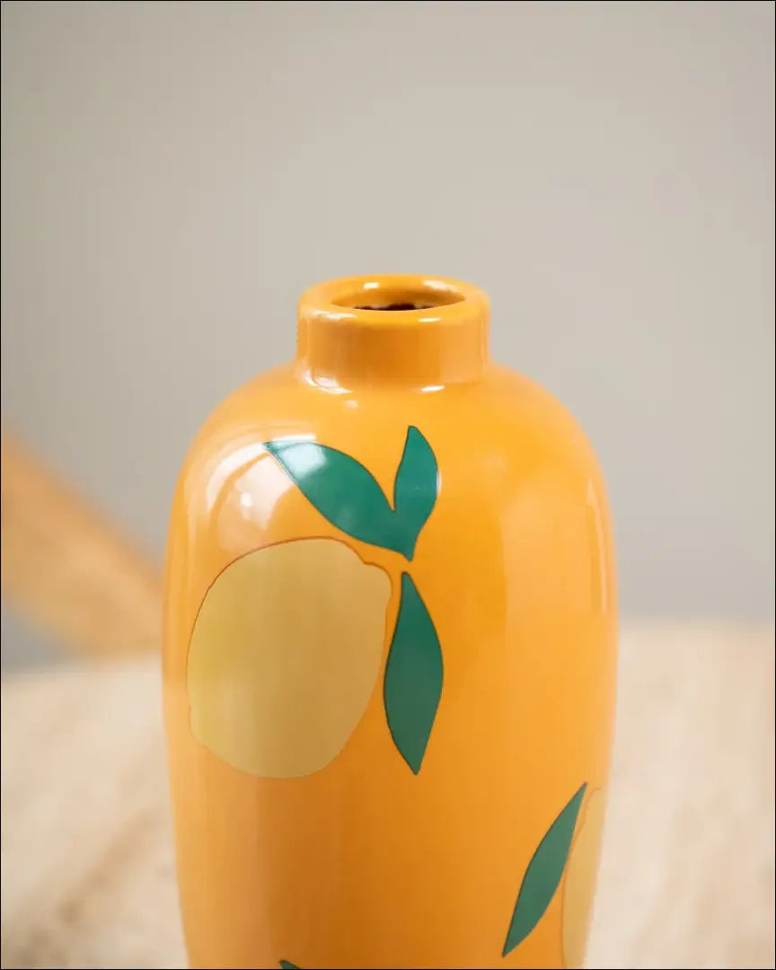 Vaza DI6433 - €7 Save 65% __label:Pristatymas 1-2 d.d., color-geltona, color-oranzine, color-zalia, interjeras Iki €25