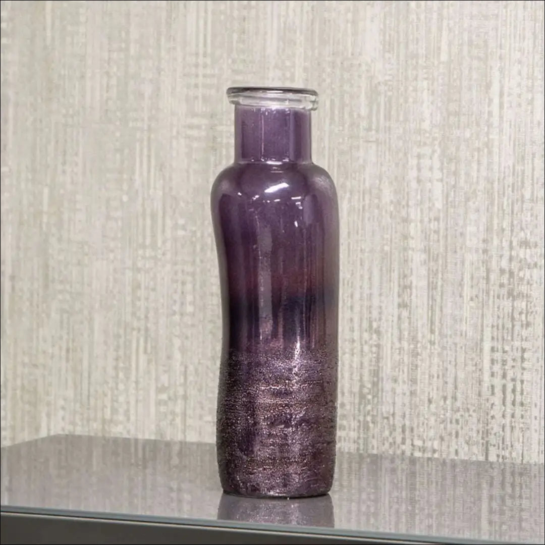 Vaza DI8471 - €41 Save 50% 25-50, __label:Pristatymas 1-2 d.d., color-violetine, interjeras, material-stiklas €25