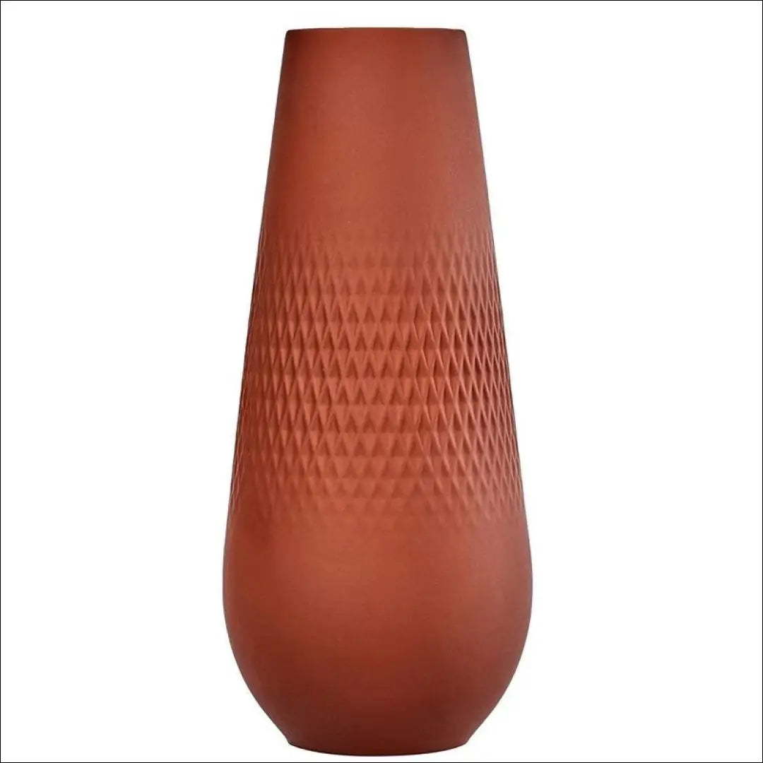 Vaza DI8554 - €23 Save 50% __label:Pristatymas 1-2 d.d., color-ruda, interjeras, material-porcelianas, spalva-terakota