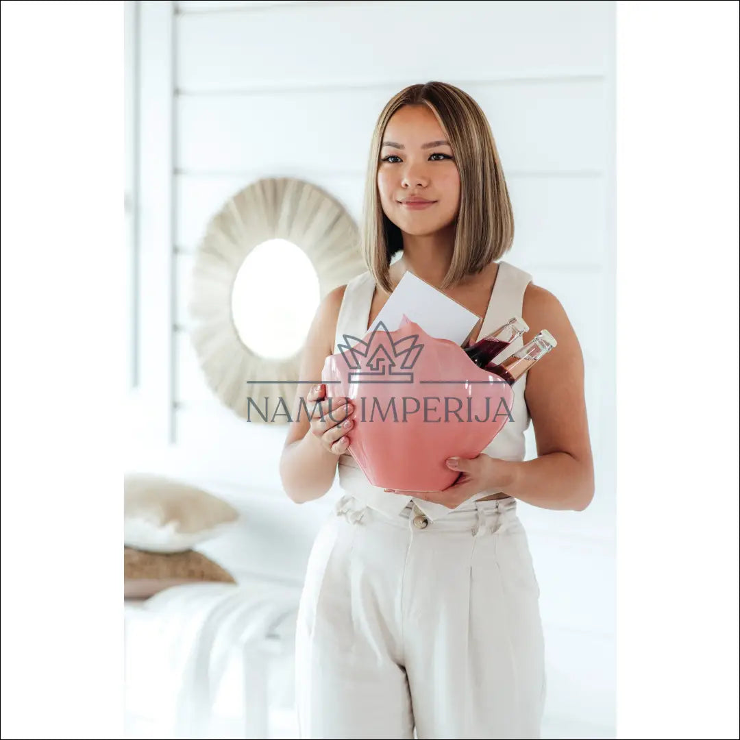 Vaza DI8588 - €35 Save 50% 25-50, __label:Pristatymas 1-2 d.d., color-rozine, interjeras, material-porcelianas €25