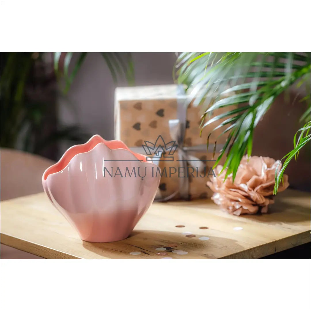 Vaza DI8588 - €35 Save 50% 25-50, __label:Pristatymas 1-2 d.d., color-rozine, interjeras, material-porcelianas €25