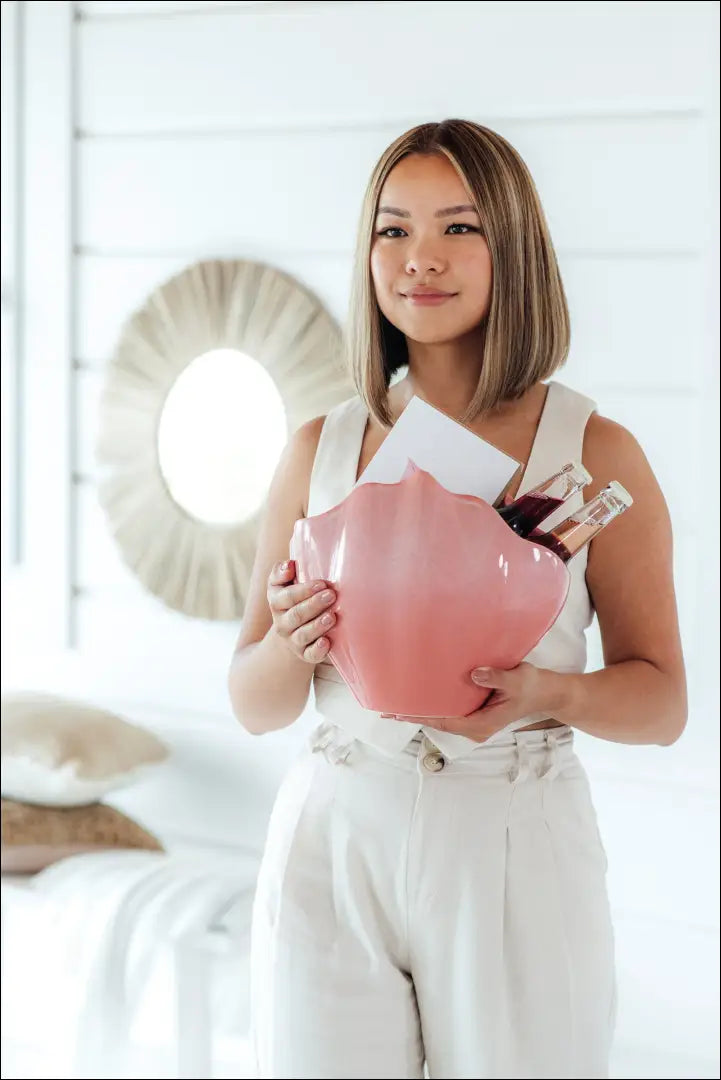 Vaza DI8588 - €31 Save 55% 25-50, __label:Pristatymas 1-2 d.d., color-rozine, interjeras, material-porcelianas €25