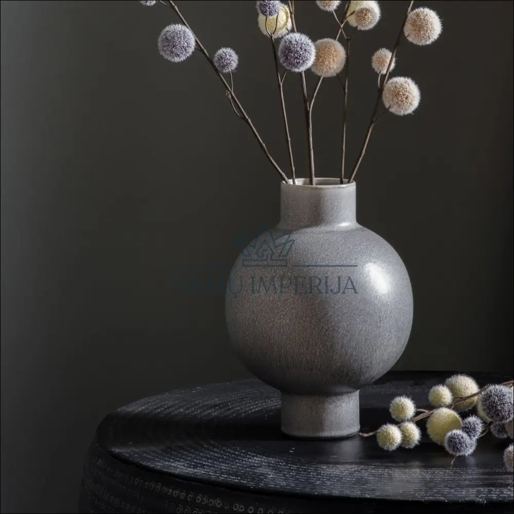 Vaza DI8959 - €29 Save 50% 25-50, __label:Pristatymas 1-2 d.d., color-pilka, interjeras, material-akmuo €25 to €50