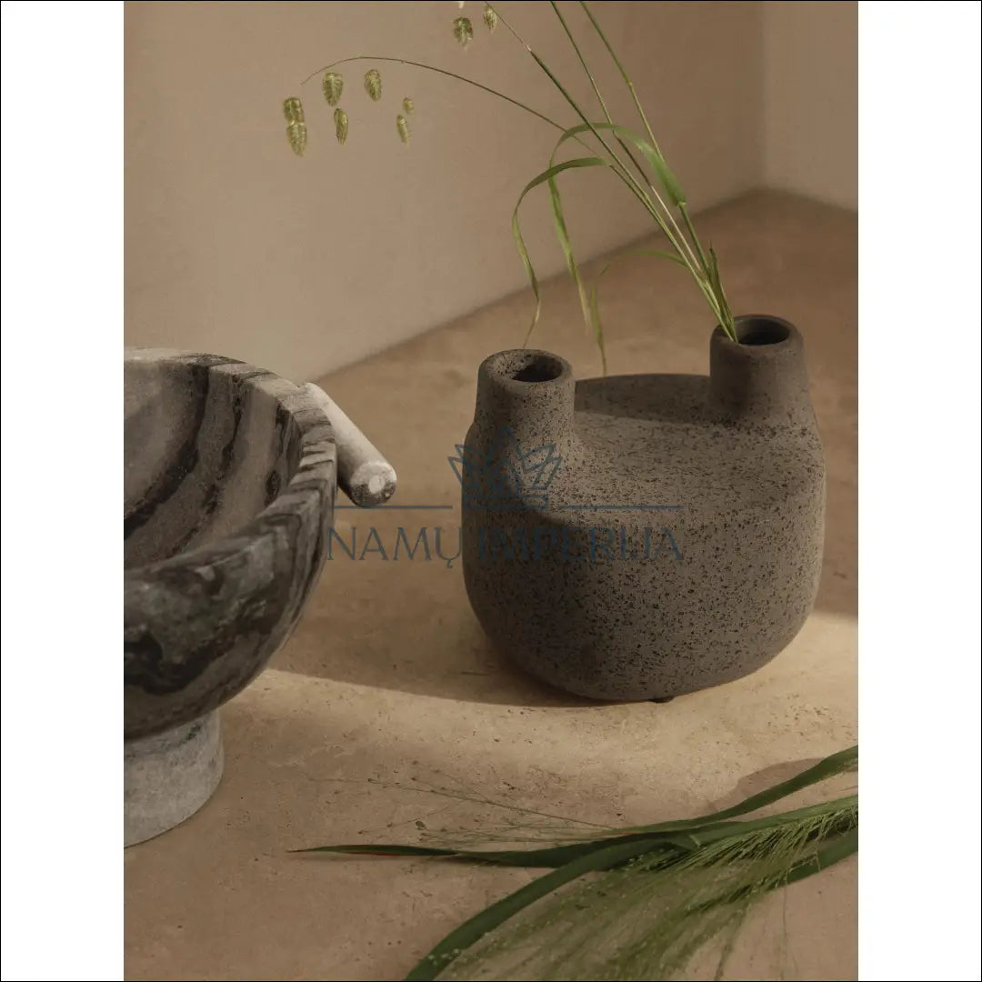 Vaza DI9849 - €13 Save 50% __label:Pristatymas 1-2 d.d., color-pilka, interjeras, material-keramika, under-25 Iki €25