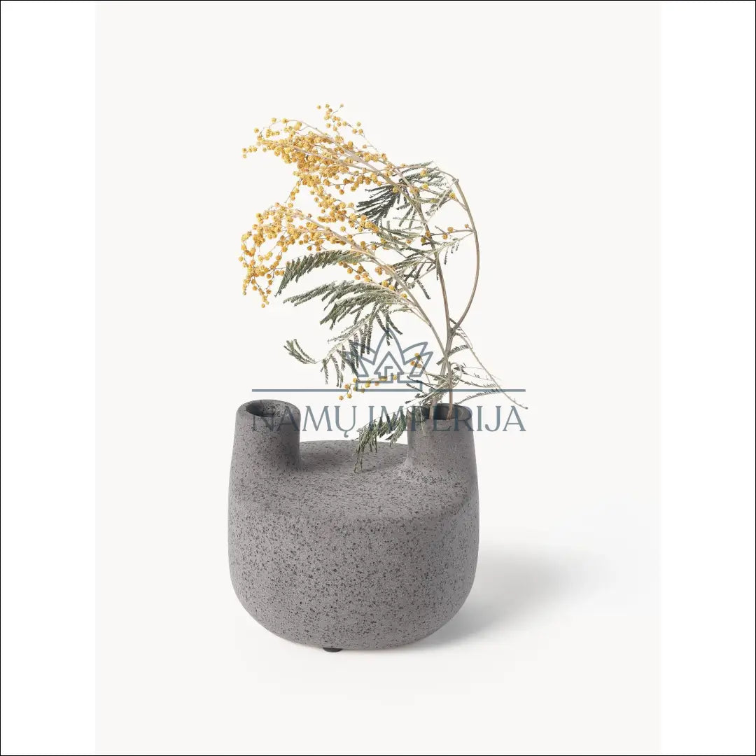 Vaza DI9849 - €13 Save 50% __label:Pristatymas 1-2 d.d., color-pilka, interjeras, material-keramika, under-25 Iki €25