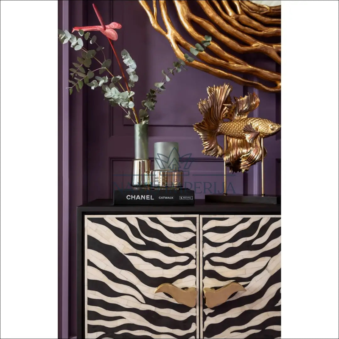 Vaza ’Kare Design’ DI8738 - €20 Save 50% __label:Pristatymas 1-2 d.d., color-auksine, color-zalia, interjeras,