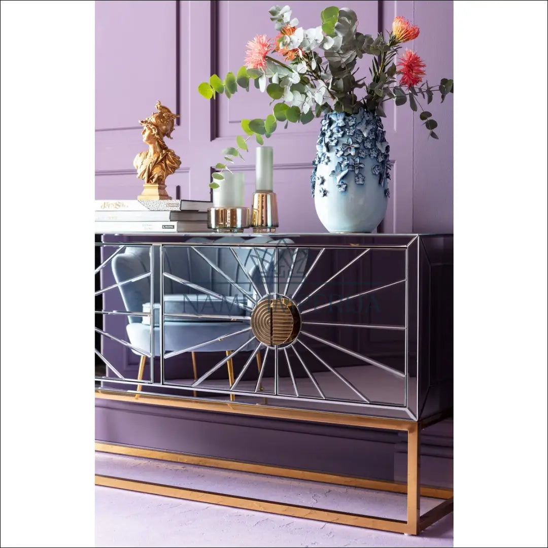 Vaza ’Kare Design’ DI8738 - €20 Save 50% __label:Pristatymas 1-2 d.d., color-auksine, color-zalia, interjeras,