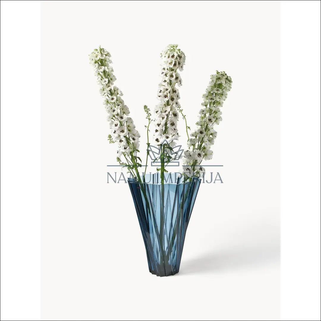 Vaza ’Kartell’ DI9943 - €113 Save 50% 100-200, __label:Pristatymas 1-2 d.d., color-melyna, interjeras, material-akrilas