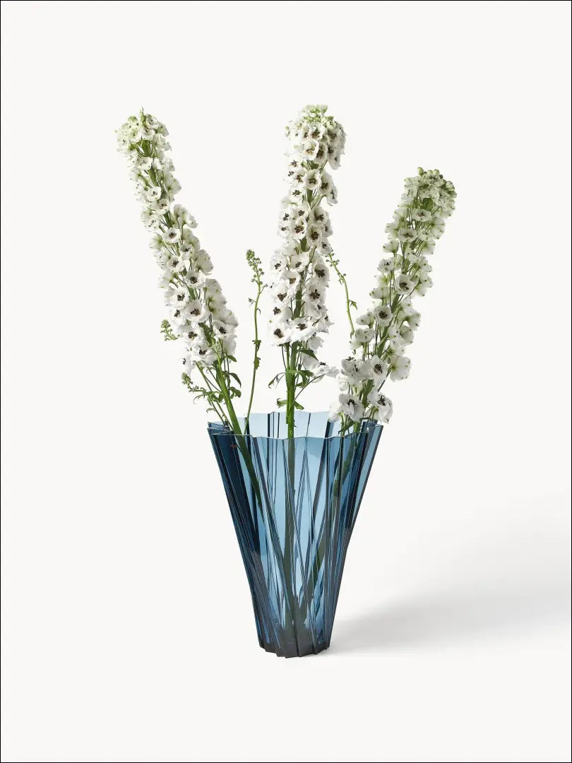 Vaza ’Kartell’ DI9943 - €101 Save 55% 100-200, __label:Pristatymas 1-2 d.d., color-melyna, interjeras, material-akrilas