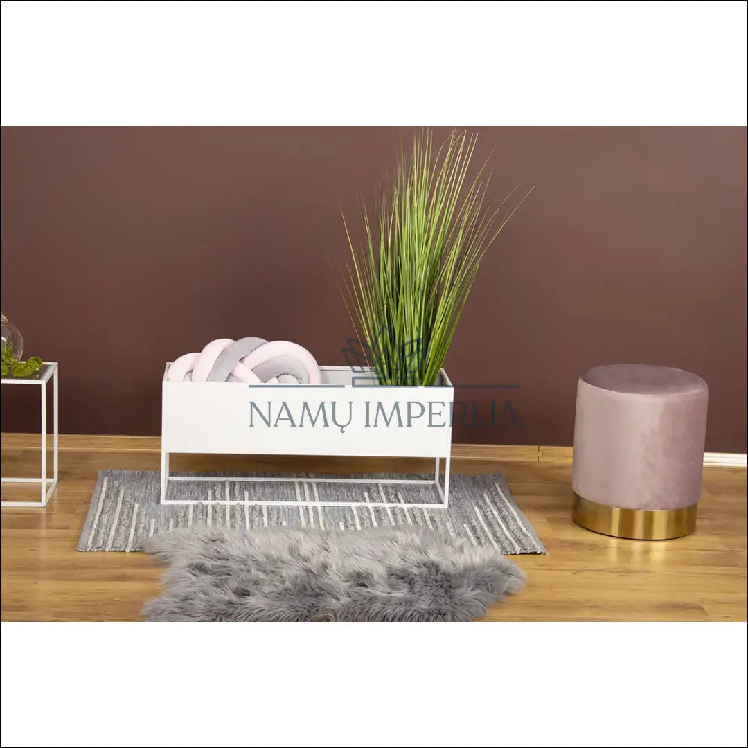 Vazonas DI10274 - €74 Save 50% 50-100, __label:Pristatymas 1-2 d.d., color-balta, interjeras, material-metalas €50