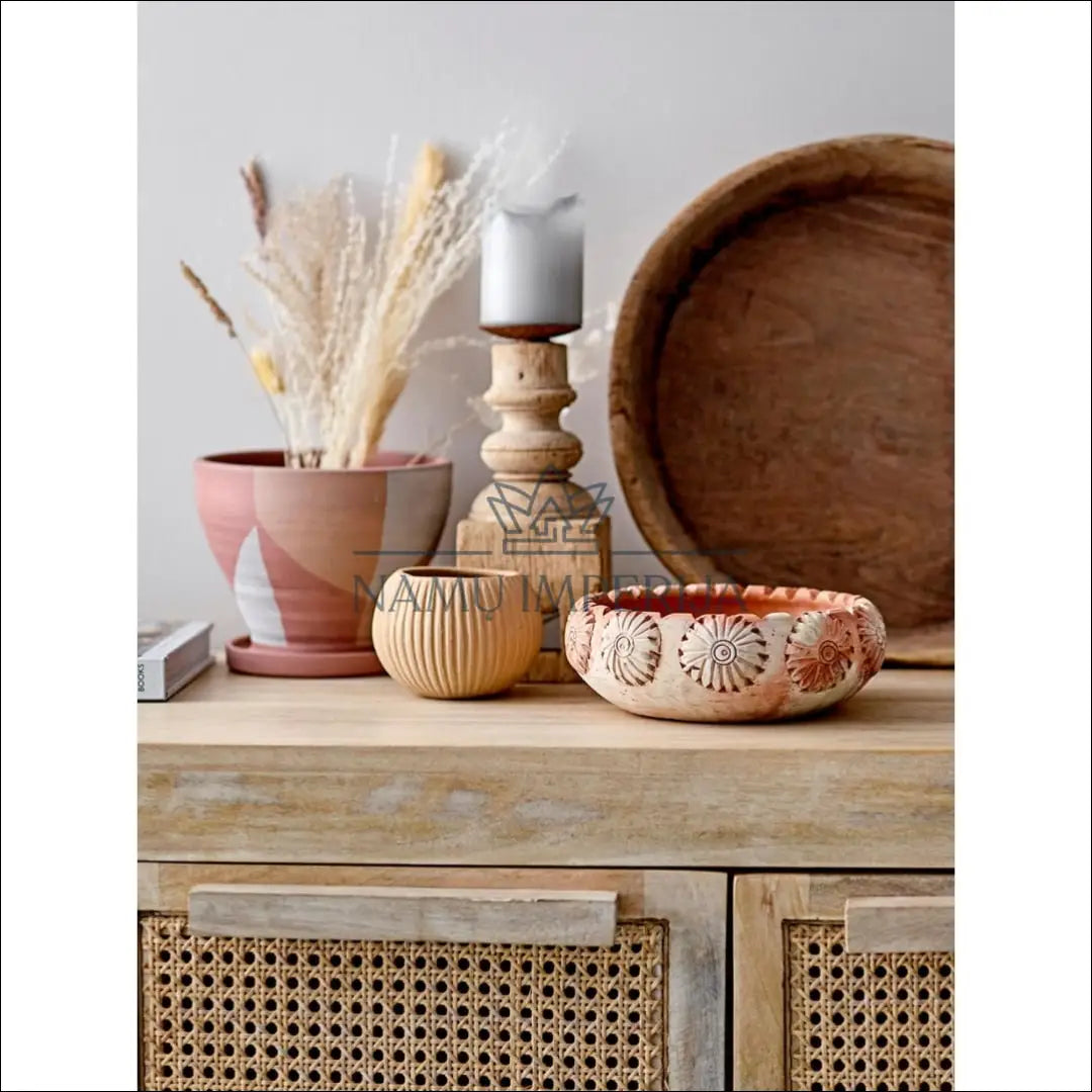 Vazonas DI3833 - €15 Save 70% __label:Pristatymas 1-2 d.d., color-balta, color-rozine, interjeras, material-keramika