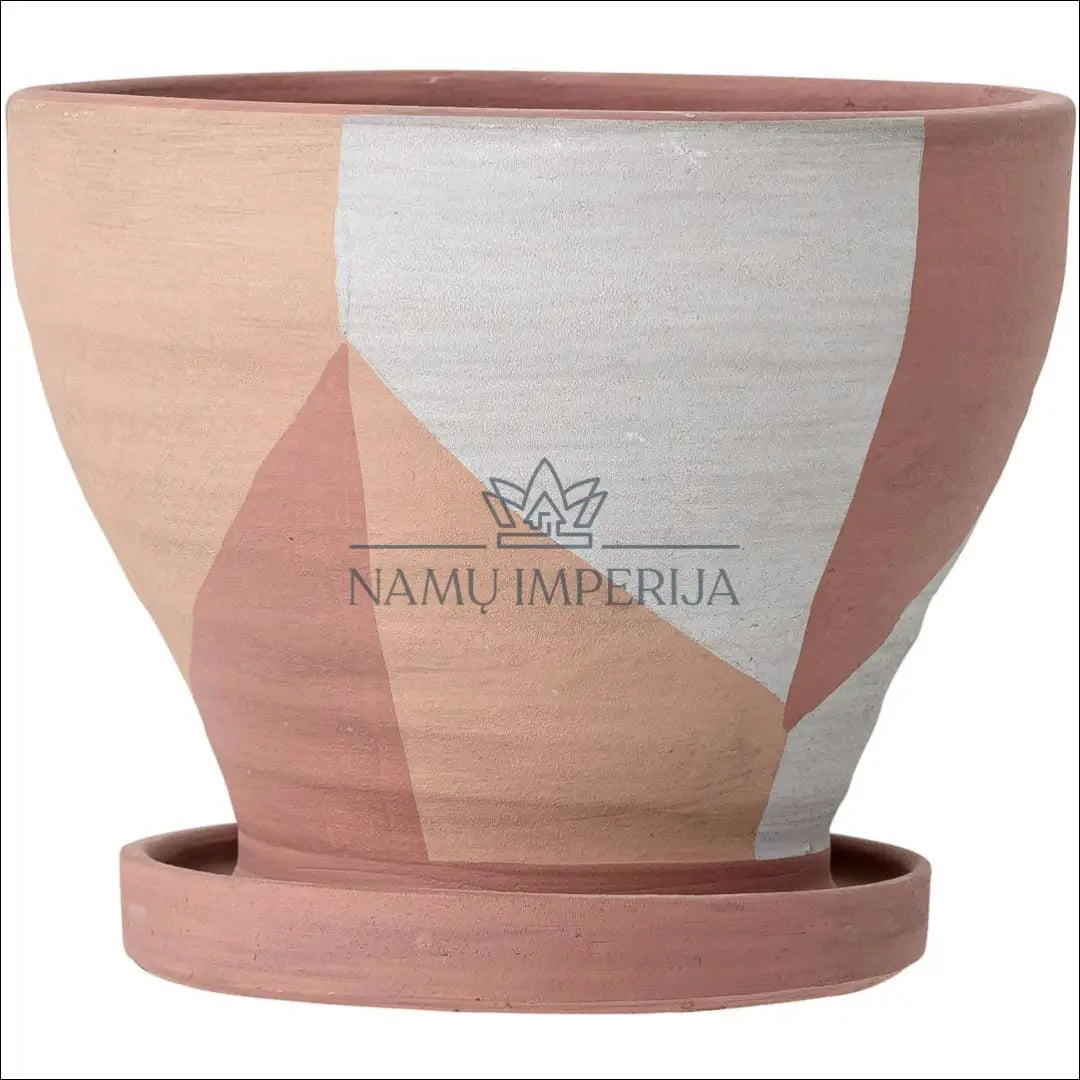 Vazonas DI3833 - €15 Save 70% __label:Pristatymas 1-2 d.d., color-balta, color-rozine, interjeras, material-keramika