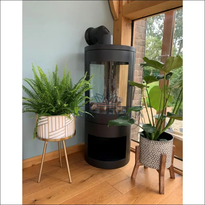 Vazonas DI8560 - €45 Save 50% 25-50, __label:Pristatymas 1-2 d.d., color-auksine, color-balta, interjeras €25 to €50