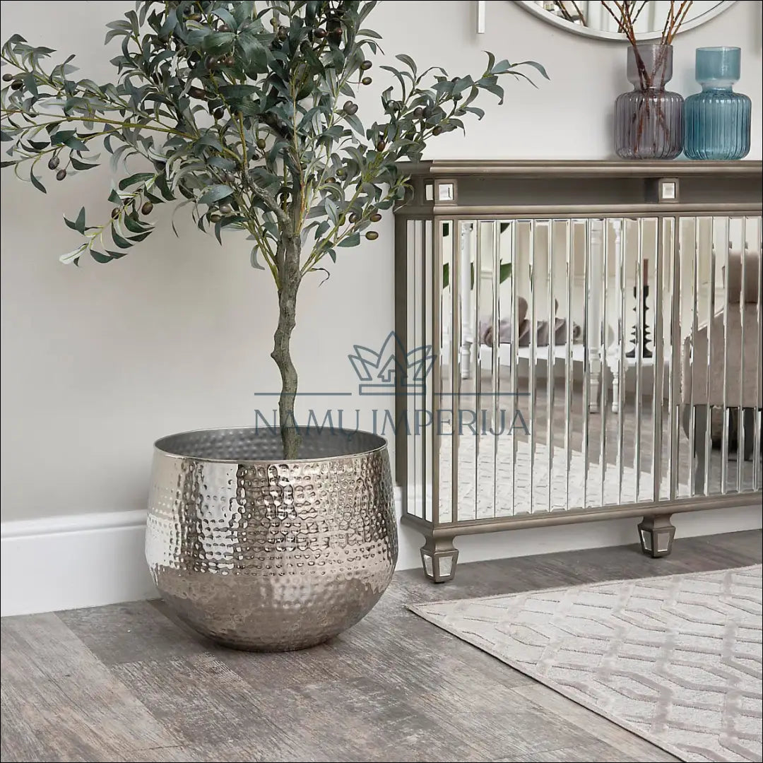 Vazonas DI8754 - €17 Save 50% __label:Pristatymas 1-2 d.d., color-sidabrine, interjeras, material-metalas, under-25 Iki