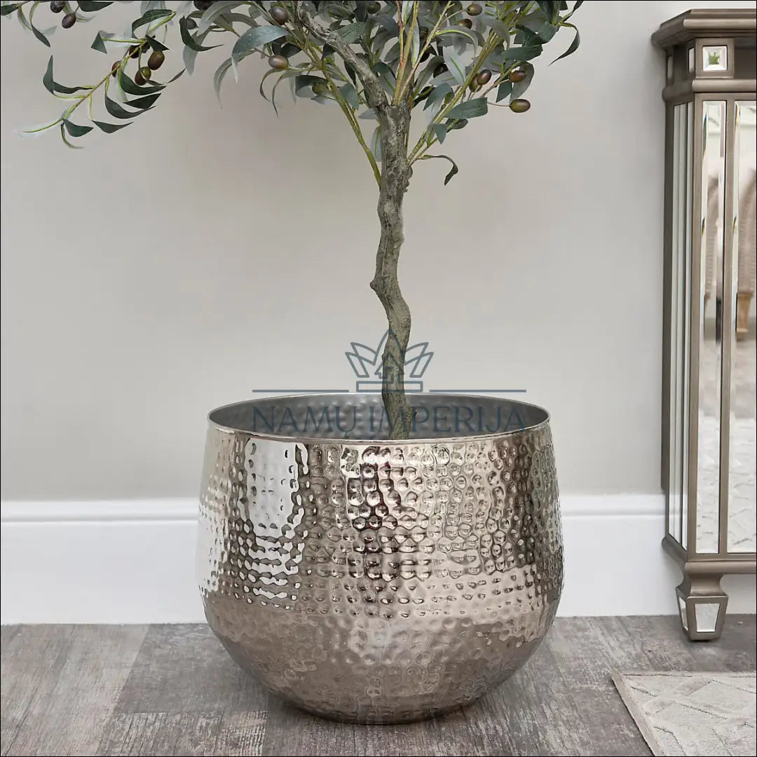 Vazonas DI8754 - €17 Save 50% __label:Pristatymas 1-2 d.d., color-sidabrine, interjeras, material-metalas, under-25 Iki