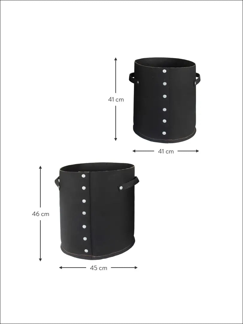 Vazonų komplektas (2vnt) DI4702 - €36 Save 70% 25-50, __label:Pristatymas 1-2 d.d., color-juoda, color-ruda, interjeras