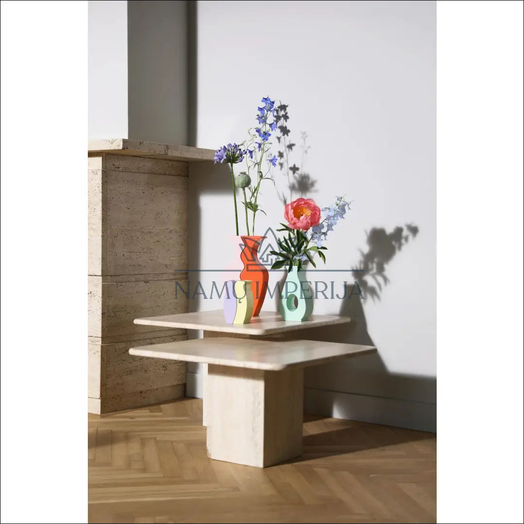 Vazų komplektas (2vnt) DI4208 - €10 Save 65% __label:Pristatymas 1-2 d.d., color-geltona, color-violetine, interjeras,
