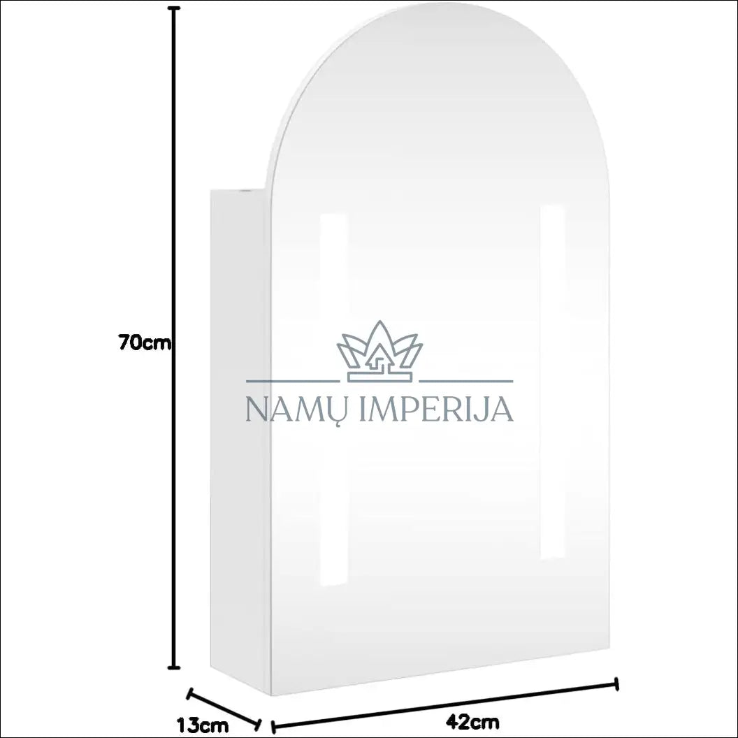 Veidrodinė LED vonios spintelė KI1137 - €53 Save 50% 50-100, __label:Pristatymas 1-2 d.d., color-balta,