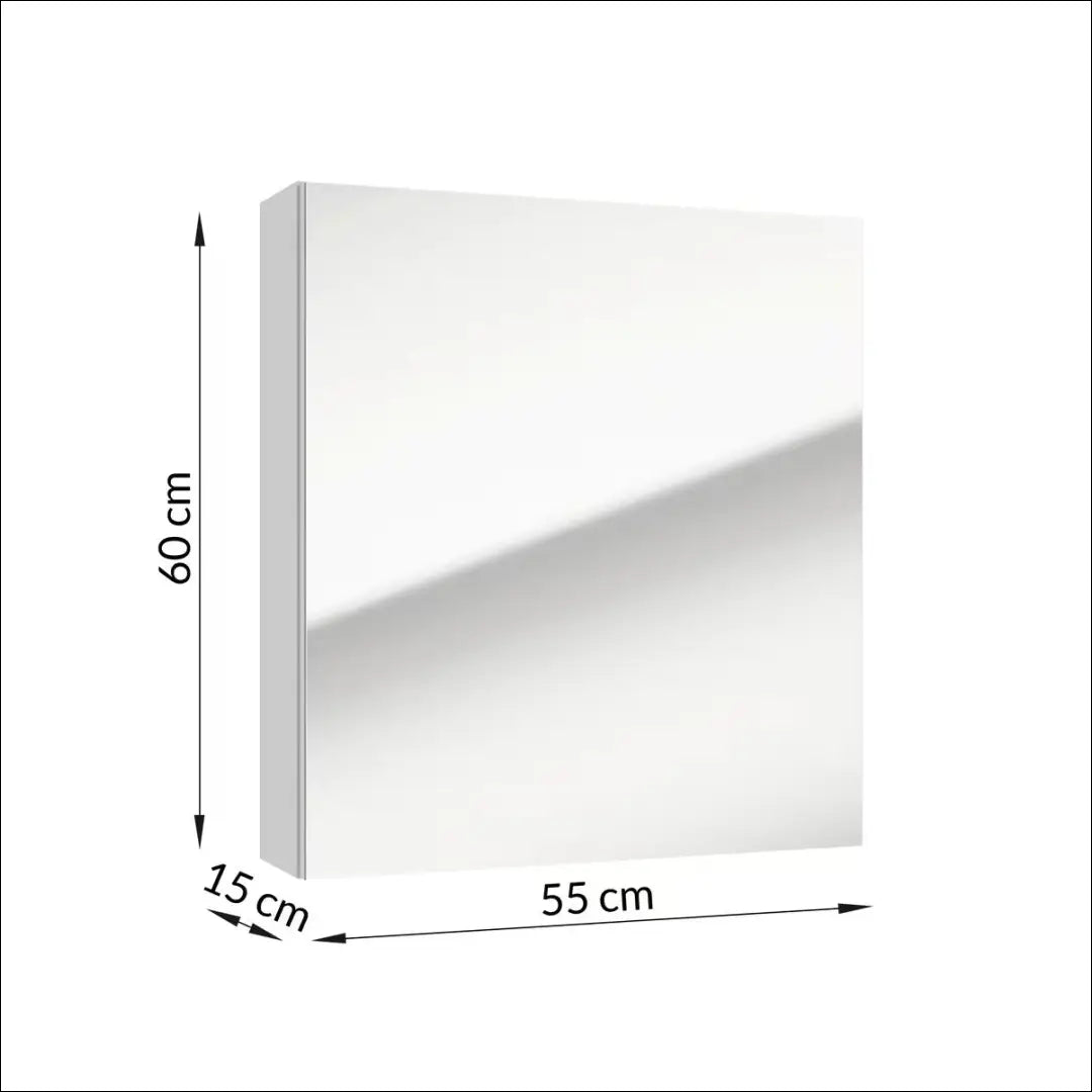 Veidrodinė spintelė KI1608 - €53 Save 50% 50-100, __label:Pristatymas 1-2 d.d., color-balta, material-mediena,