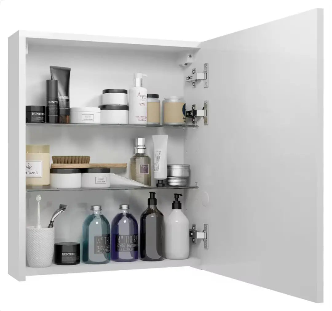 Veidrodinė spintelė KI1608 - €53 Save 50% 50-100, __label:Pristatymas 1-2 d.d., color-balta, material-mediena,