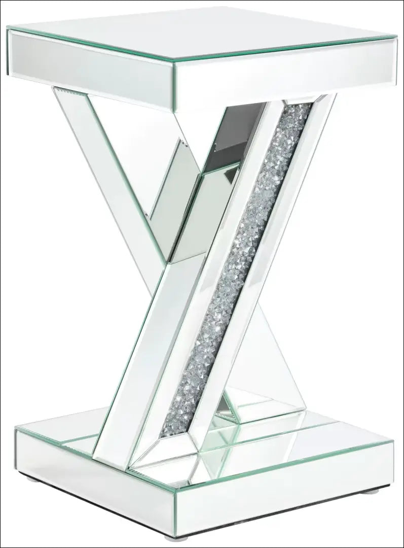 Veidrodinis šoninis staliukas SI2423 - €85 Save 50% 50-100, __label:Pristatymas 1-2 d.d., color-sidabrine,