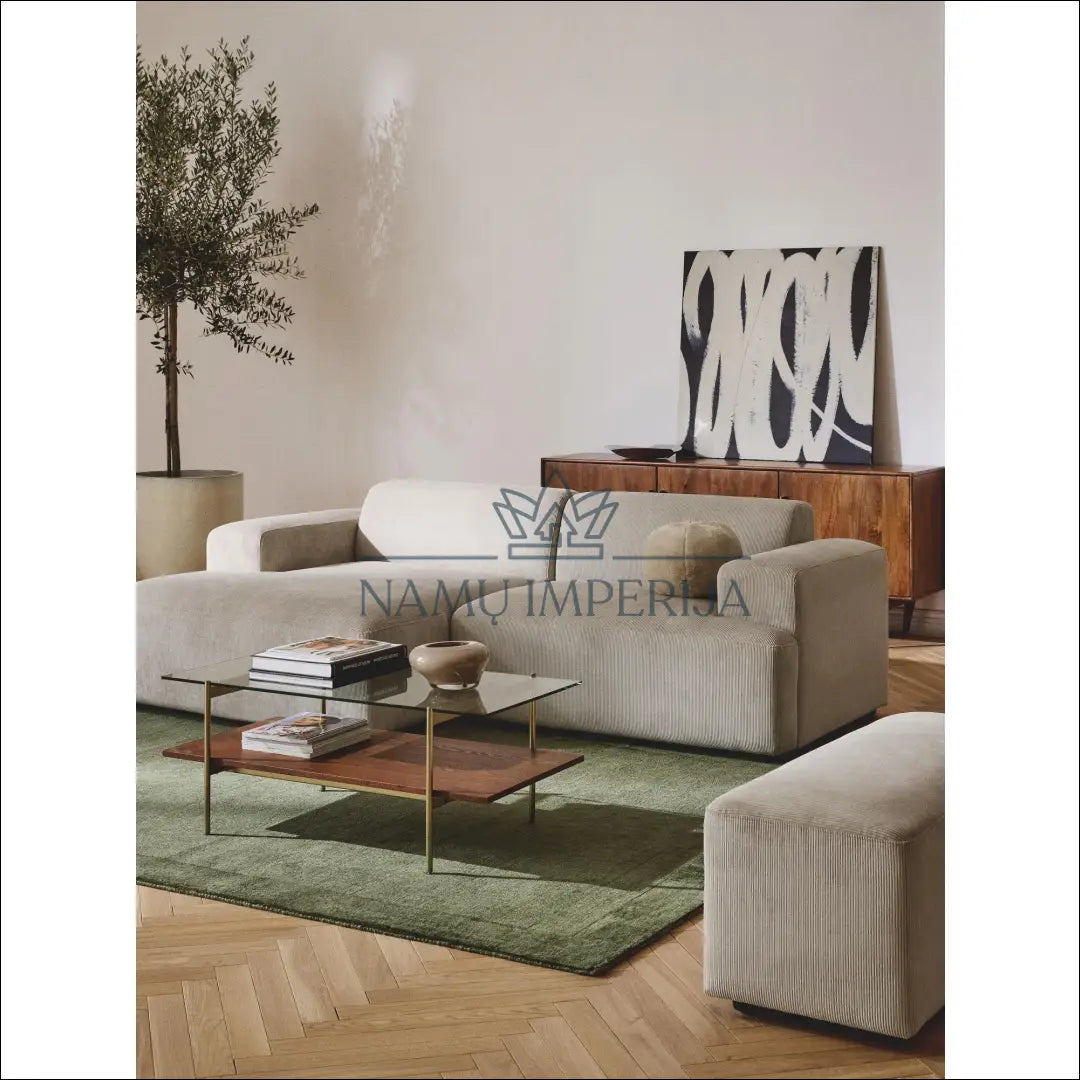 Velvetinė kampinė sofa MI552 - €1,000 Save 50% __label:Pristatymas 1-2 d.d., color-smelio, kampai,