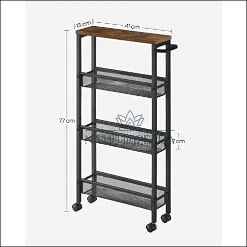 Vežimėlis su lentynomis SM877 - €82 Save 30% 50-100, __label:Pristatymas 5-14 d.d., notouch30, song, virtuves