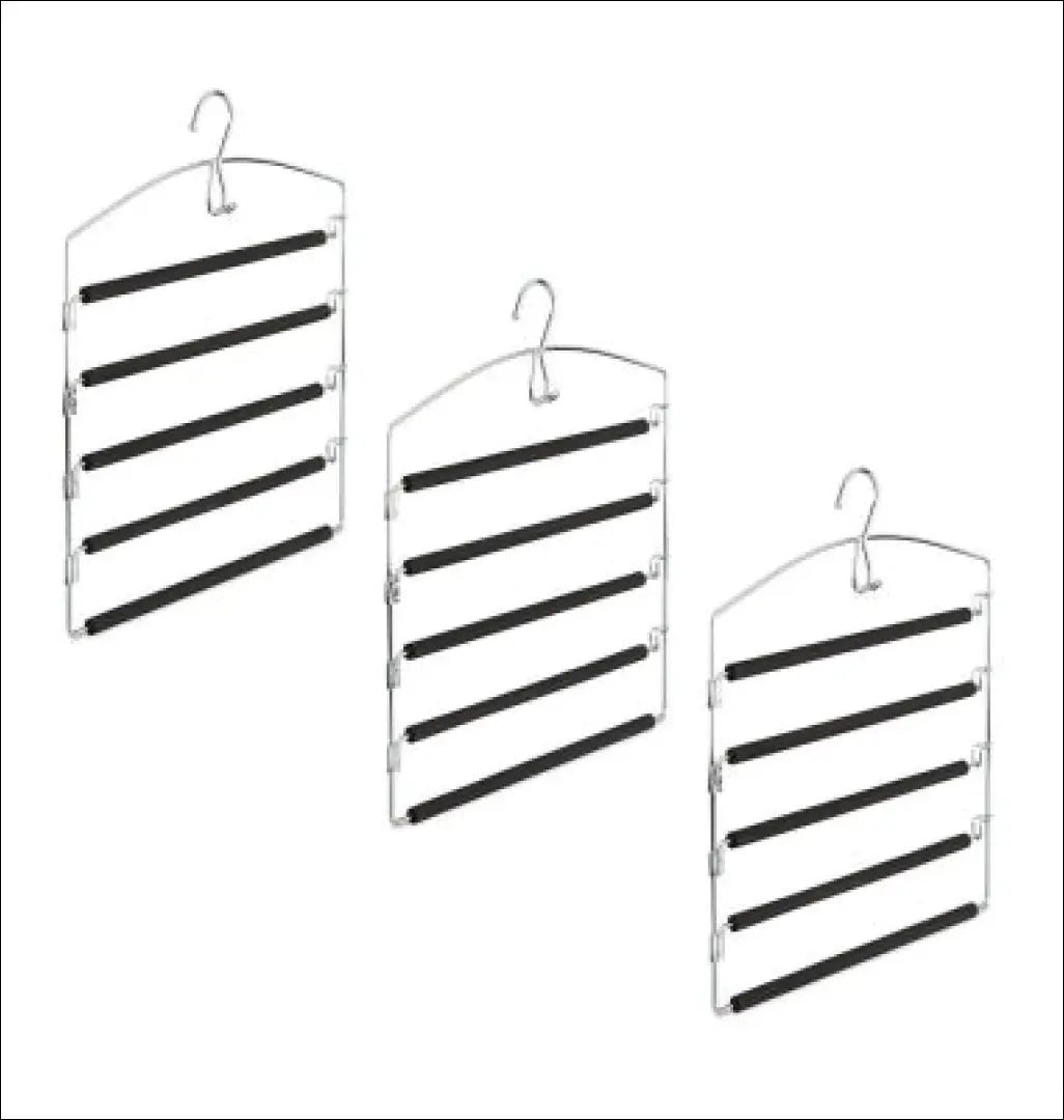 Vietą taupančios kelnių pakabos (3vnt) DA0011 - €15 Save 55% __label:Pristatymas 1-2 d.d., color-sidabrine, kita,