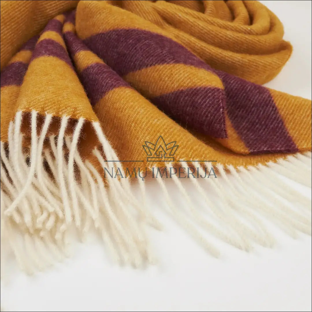 Vilnonis pledas DI8946 - €13 Save 70% __label:Pristatymas 1-2 d.d., color-geltona, material-vilna, pledai, tekstile Iki
