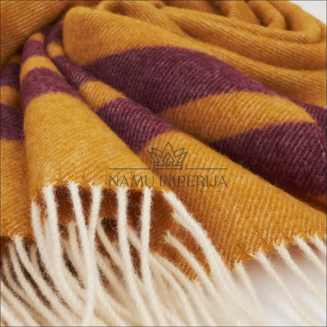 Vilnonis pledas DI8946 - €13 Save 70% __label:Pristatymas 1-2 d.d., color-geltona, material-vilna, pledai, tekstile Iki