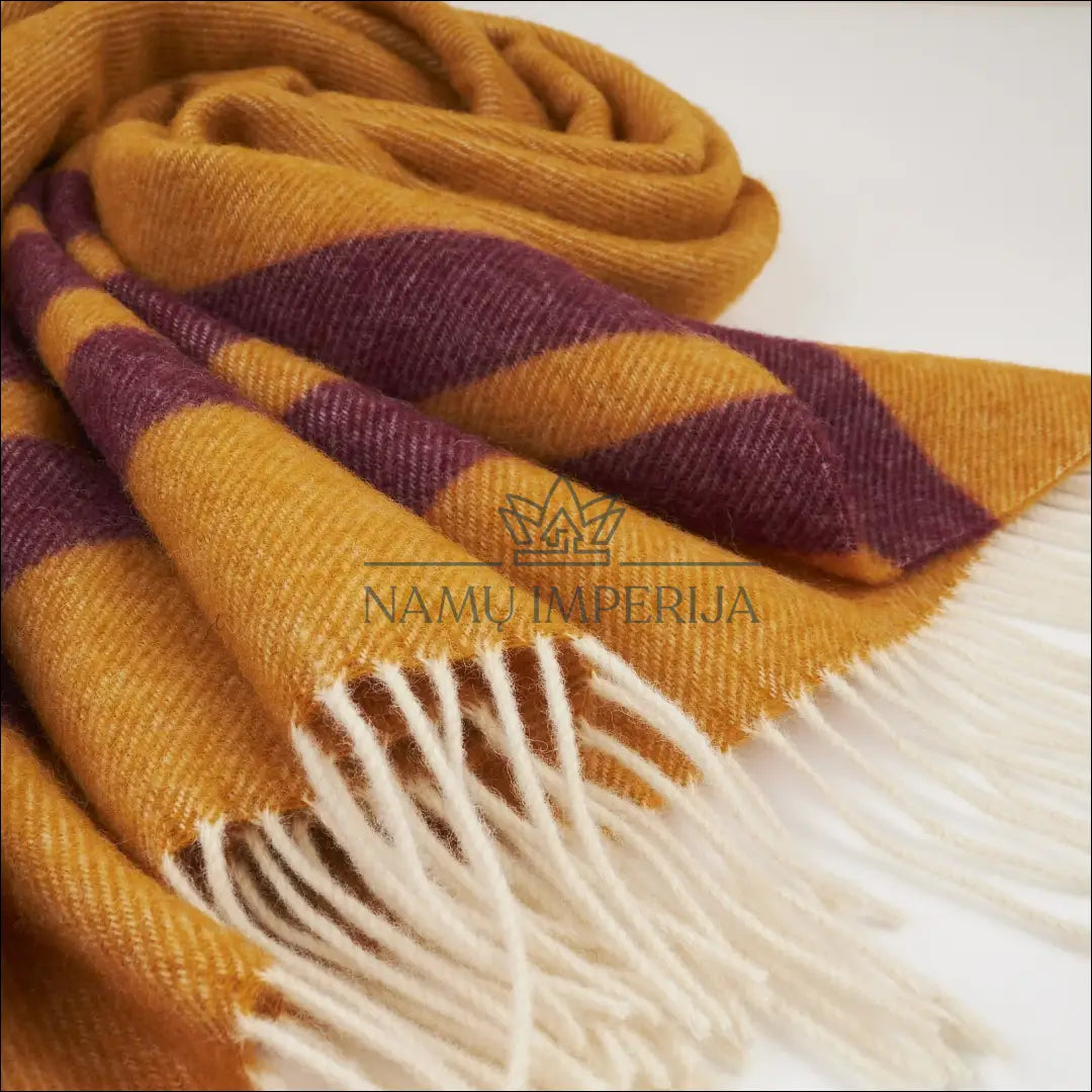 Vilnonis pledas DI8946 - €13 Save 70% __label:Pristatymas 1-2 d.d., color-geltona, material-vilna, pledai, tekstile Iki