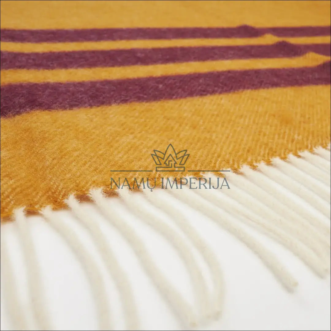 Vilnonis pledas DI8946 - €13 Save 70% __label:Pristatymas 1-2 d.d., color-geltona, material-vilna, pledai, tekstile Iki