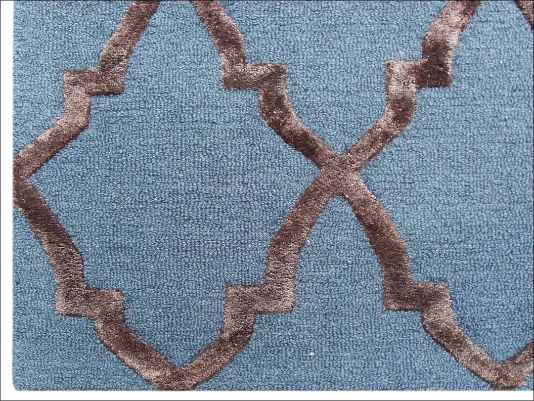 Vilnos kilimas RU1076 - €195 Save 50% 100-200, __label:Pristatymas 1-2 d.d., color-melyna, color-ruda, kilimai 200 cm x