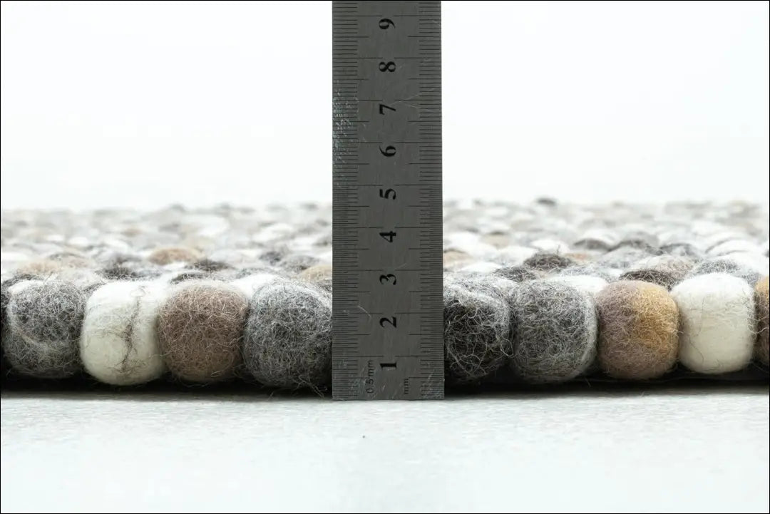 Vilnos kilimas RU1158 - €495 Save 50% __label:Pristatymas 1-2 d.d., apvalus, color-ruda, color-smelio,