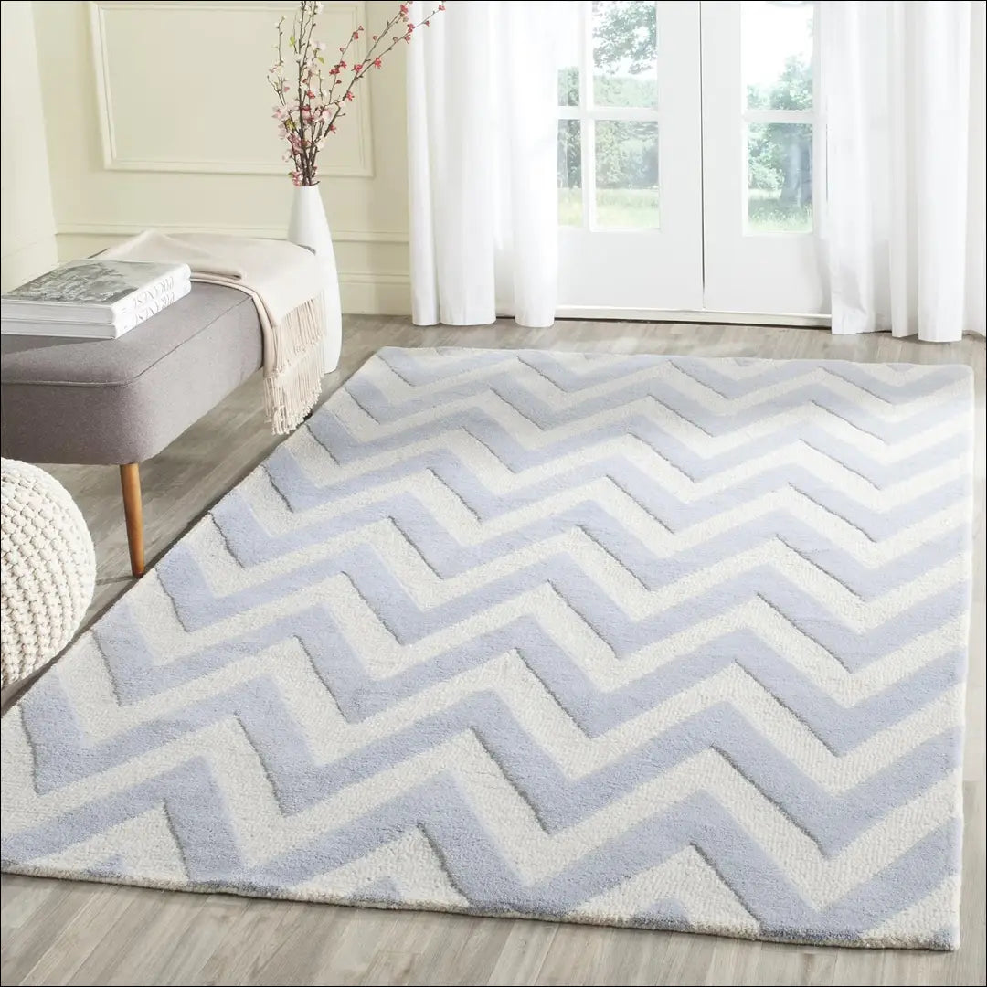 Vilnos kilimas RU1473 - €280 Save 50% __label:Pristatymas 1-2 d.d., color-kremas, color-melyna, kilimai, material-vilna