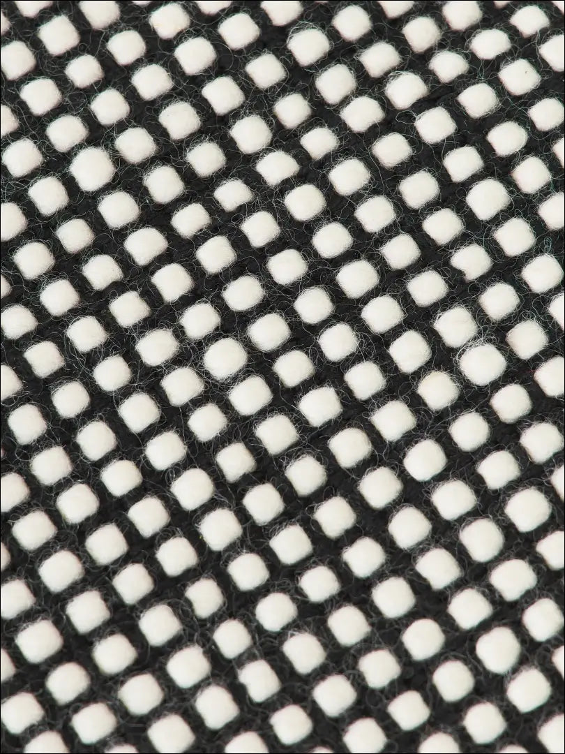 Vilnos kilimas RU857 - €103 Save 55% 100-200, __label:Pristatymas 1-2 d.d., color-juoda, color-kremas, kilimai 120 cm x