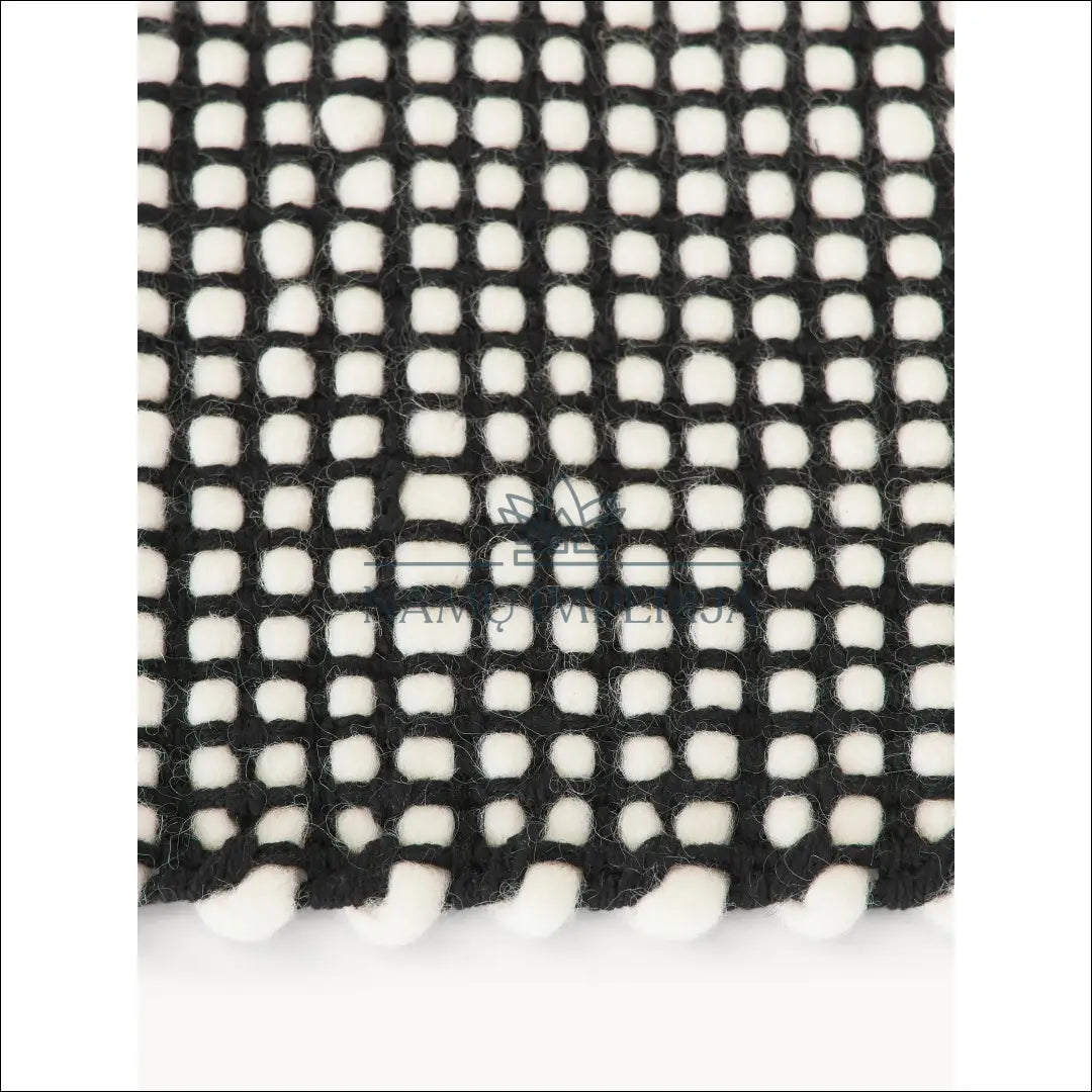 Vilnos kilimas RU857 - €115 Save 50% 100-200, __label:Pristatymas 1-2 d.d., color-juoda, color-kremas, kilimai 120 cm x
