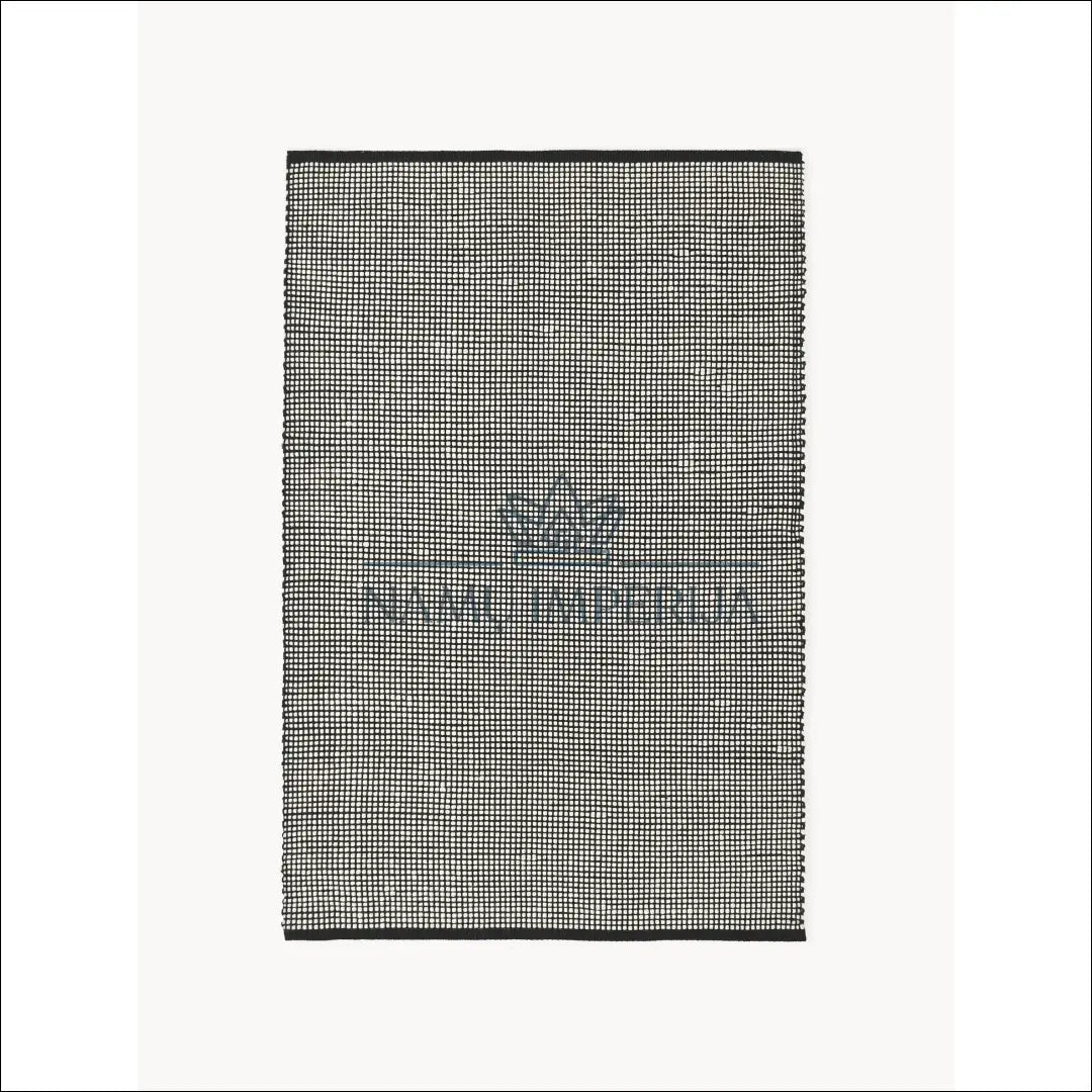 Vilnos kilimas RU857 - €115 Save 50% 100-200, __label:Pristatymas 1-2 d.d., color-juoda, color-kremas, kilimai 120 cm x