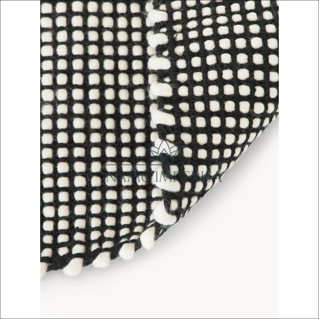 Vilnos kilimas RU857 - €115 Save 50% 100-200, __label:Pristatymas 1-2 d.d., color-juoda, color-kremas, kilimai 120 cm x